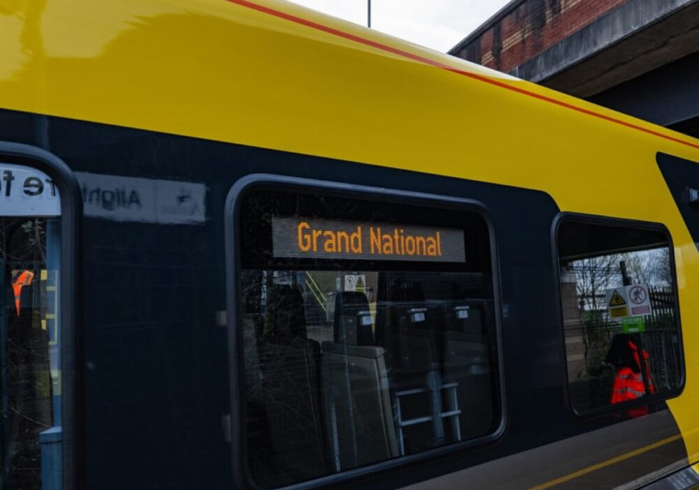 Ladies Day 2024 - Grand National Festival - Aintree Station. Credit: Merseyrail