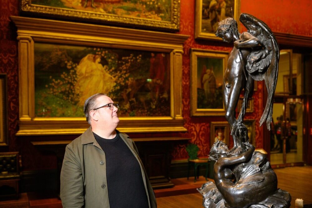 Johnny Vegas - Walker Art Gallery. (Credit: Pete Carr)