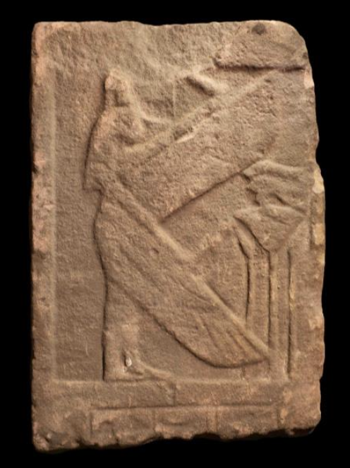 The goddess Isis, shown as a woman with the wings of a kite, from a temple at Meroë in Sudan. Credit: Creatures of the Nile / Victoria Gallery and Museum