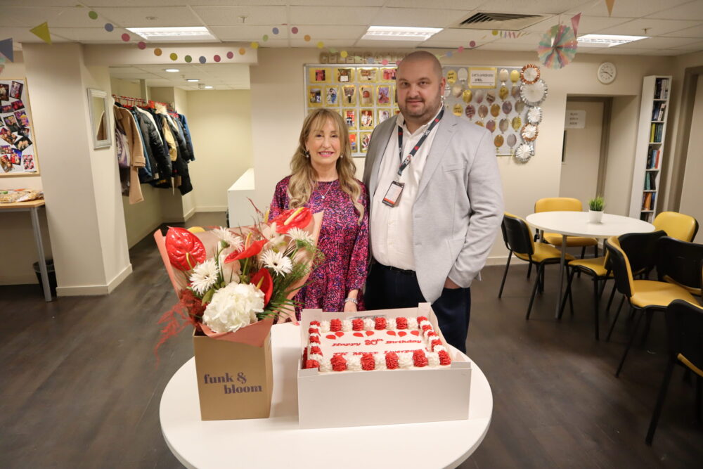 District Manager Marisa Giachini and Store Manager James Condon. Credit: TK Maxx Liverpool
