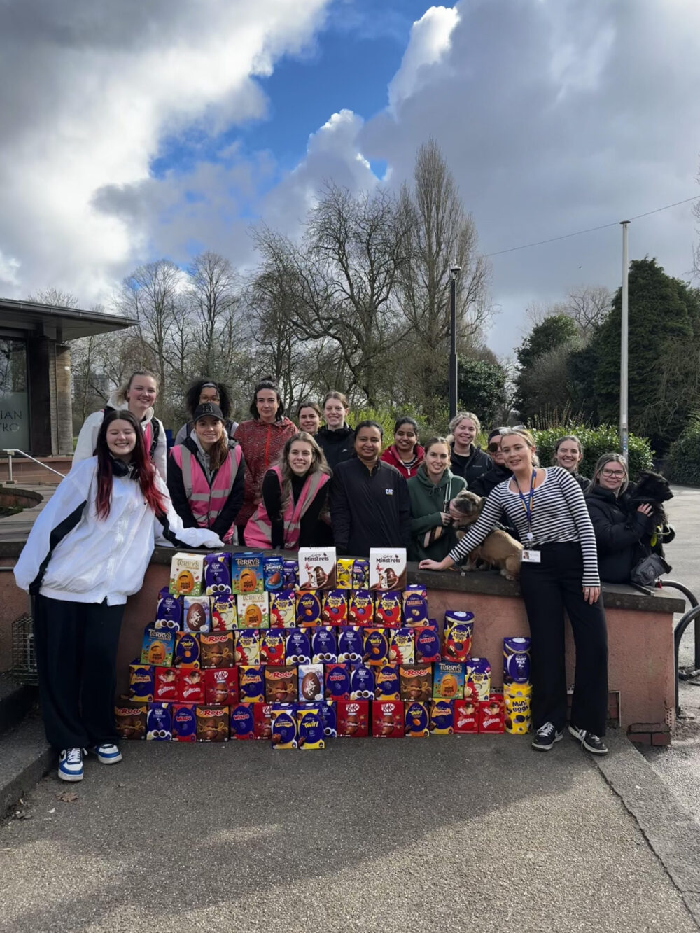 Easter Egg Appeal collaboration with Liverpool City Council. Credit: Girls On The Go