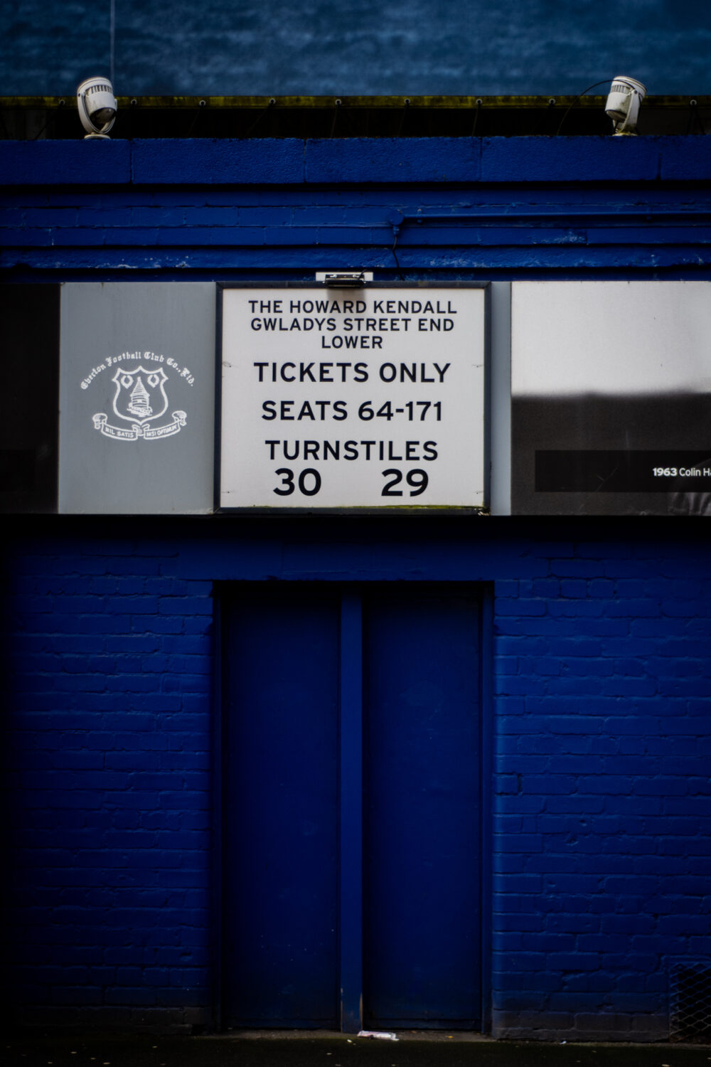 Blues fan photographs every turnstile at Goodison Park ahead of its final season