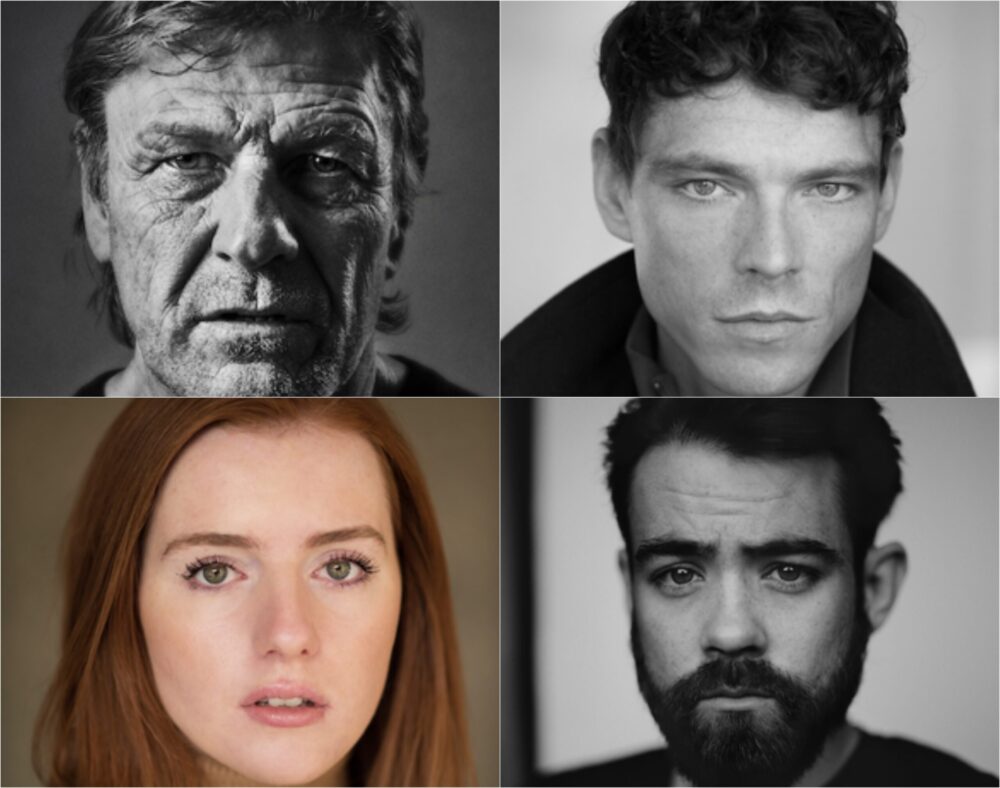 (L-R, Top to bottom) Sean Bean, James Nelson-Joyce, Hannah Onslow and Jack McMullen to star in This City Is Ours ©BBC