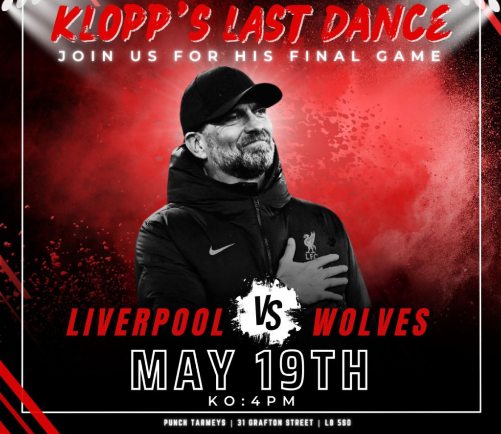 Klopp's Last Dance - Punch Tarmeys - The Guide Liverpool Calendar