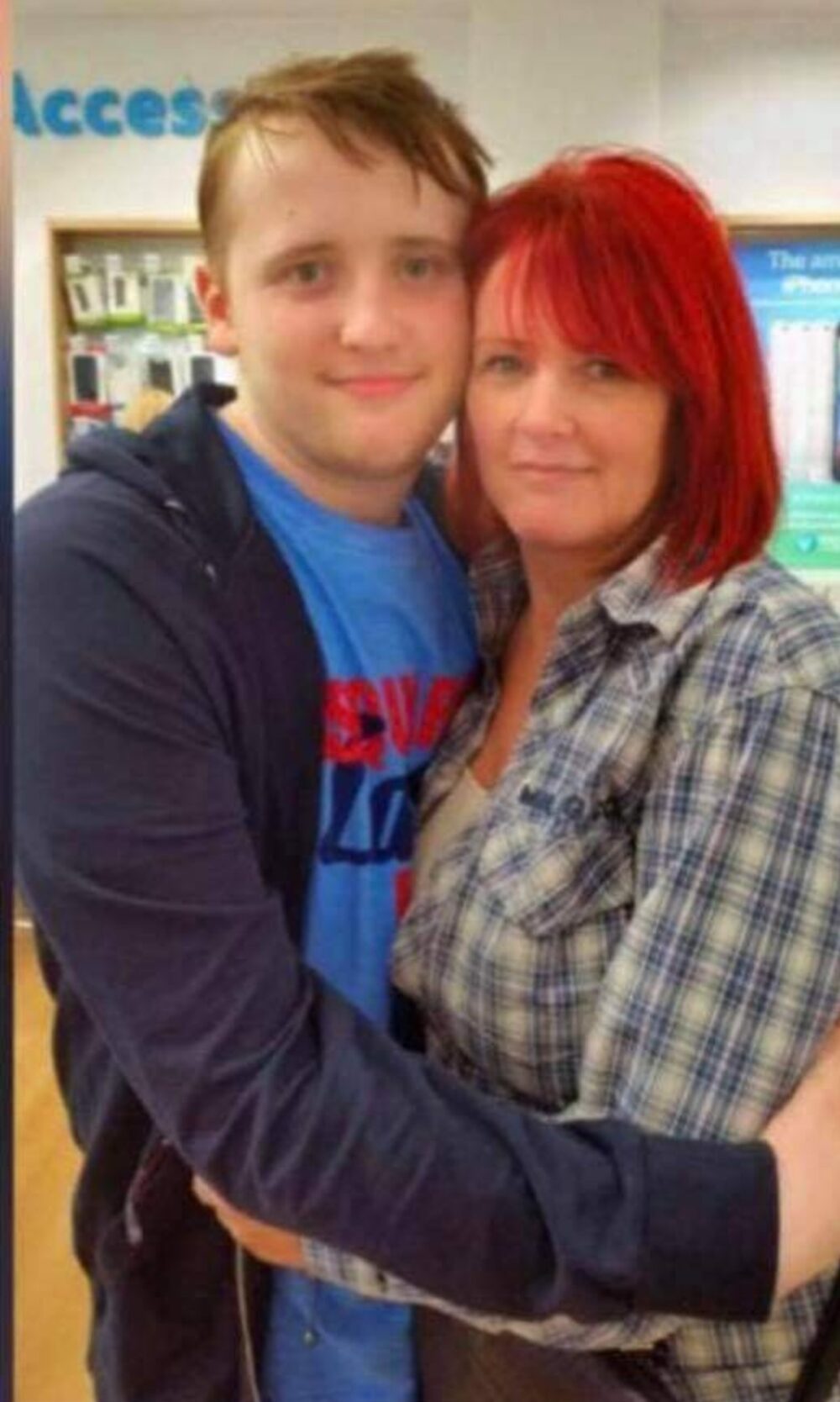 Diane and her son Ryan