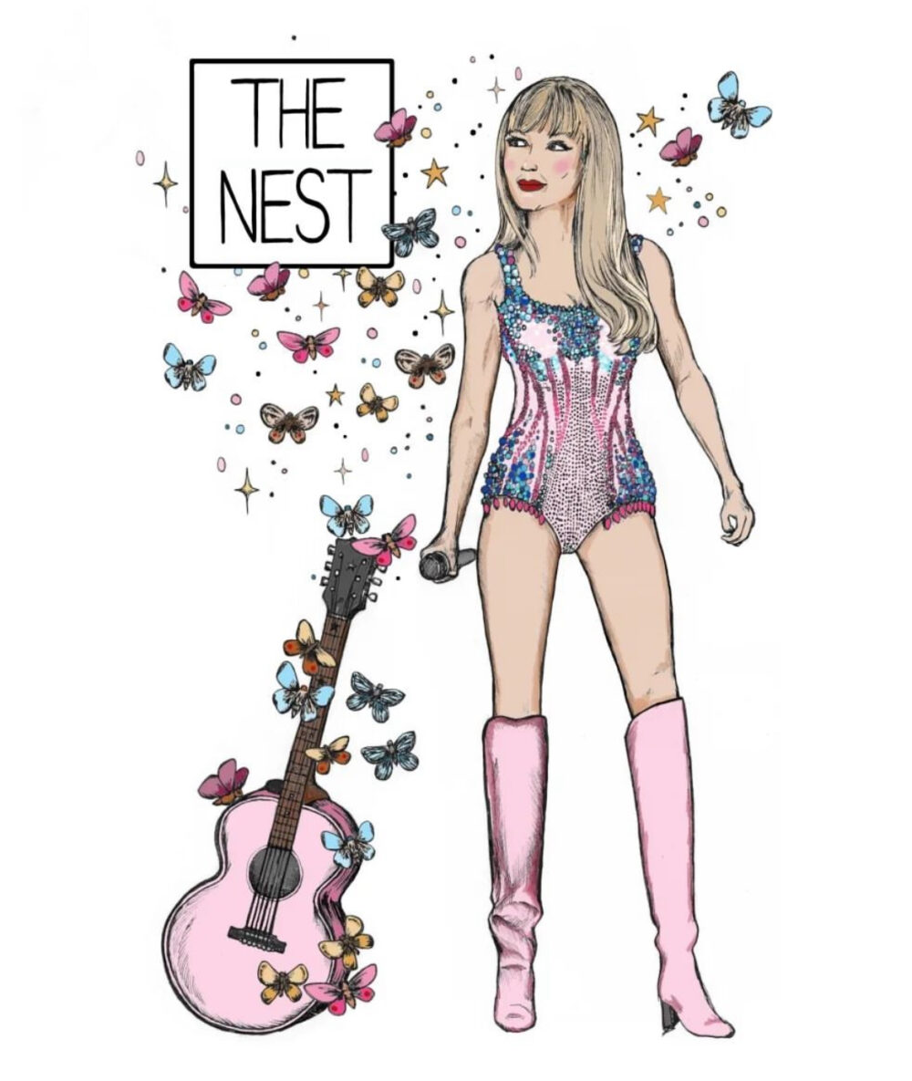 Kath Caldwell's Taylor Swift design. Credit: The Nest