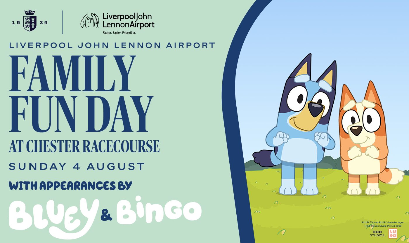 Bluey at Chester Racecourse - Family - The Guide Liverpool Calendar