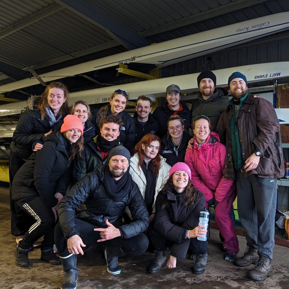 Members of Mersey Rowing Club