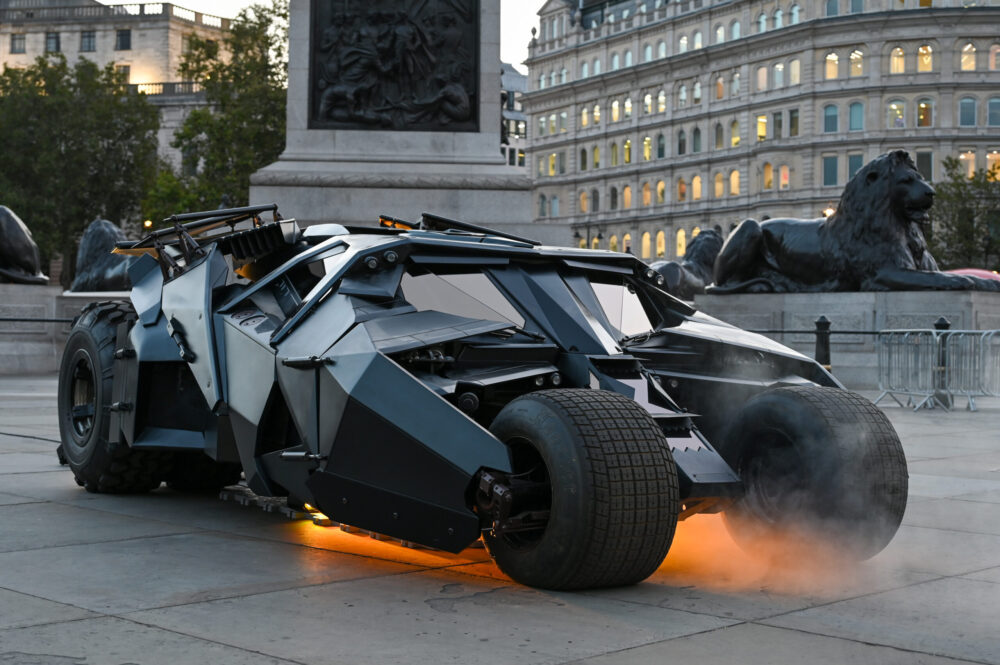 Tumbler on display in London © Batman Unmasked