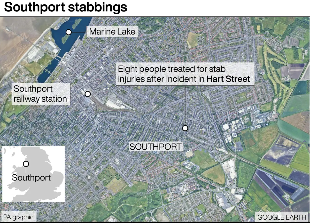 Southport stabbings - major incident - The Guide Liverpool - Hart Road