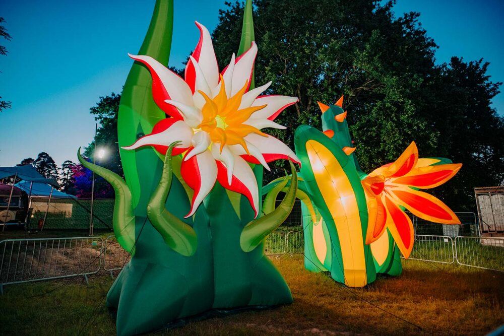 Gigantic Flowers for Southport Flower Show Celebrations