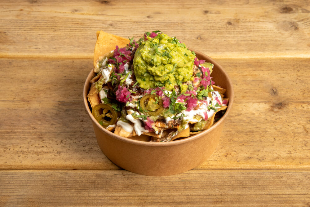 Cadillac Nachos from Madre Burrito. Image provided by BOXPARK Liverpool.