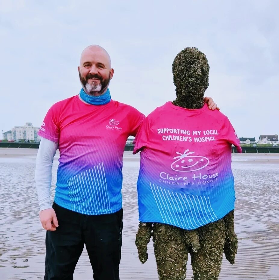 Damain McCafferty on Crosby Beach