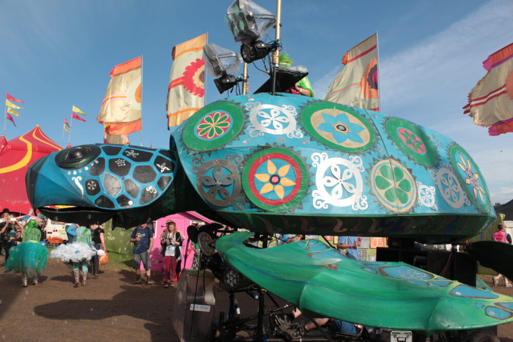 Disco Turtle. Image provided by Royal Albert Dock