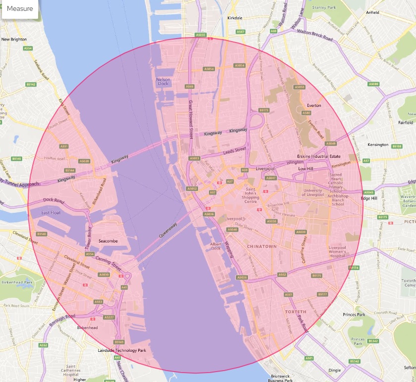 Drone restrictions map