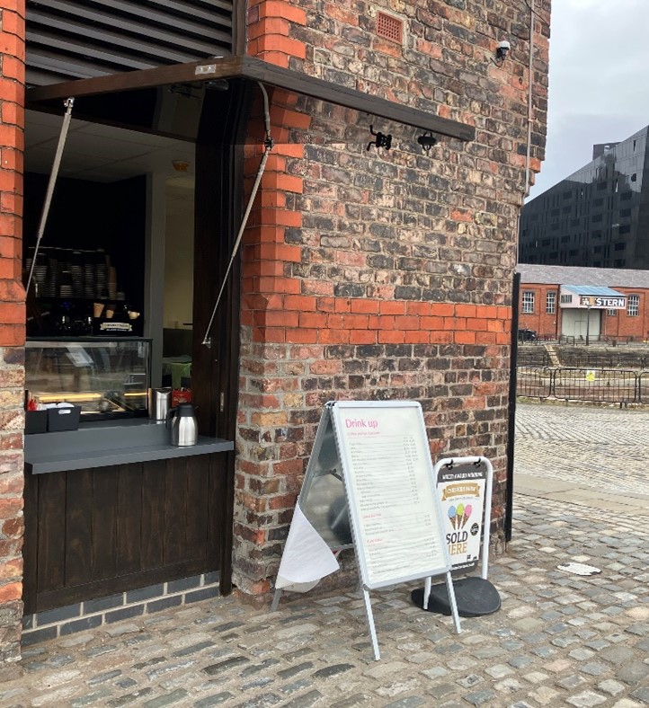 Historic Albert Dock toilet gets a sweet makeover as ice cream hatch