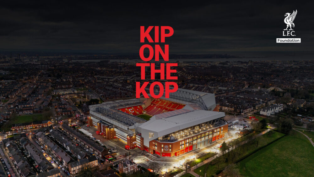 Kip on the Kop. Credit: LFC