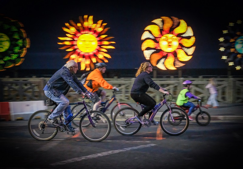 Blackpool Illuminations Ride the Lights 2018. Credit: Visit Blackpool