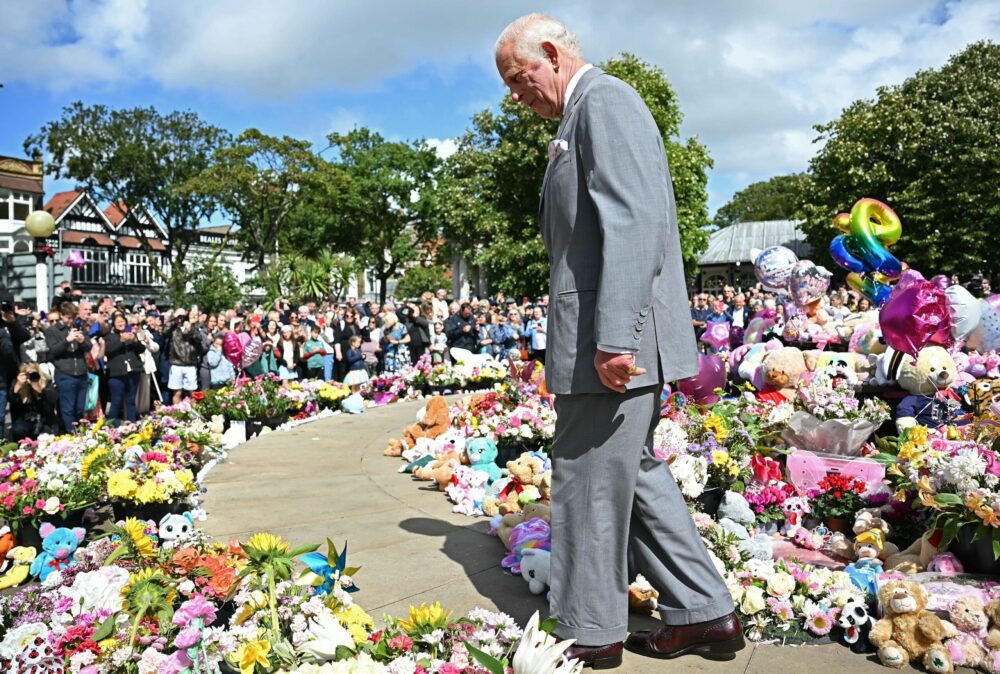 King Charles - Southport. Image: Paul Ellis/PA.