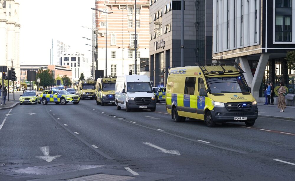 17-year-old boy appears to have arrived at court to face charges for the attack in Southport. Credit: PA