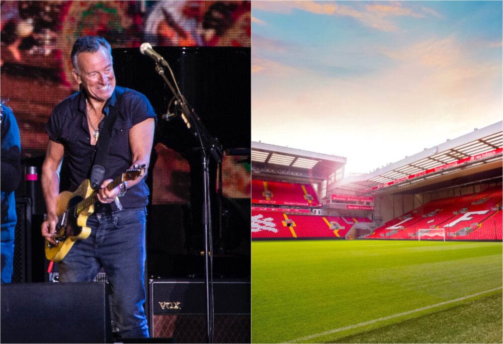 Bruce Springsteen at Anfield