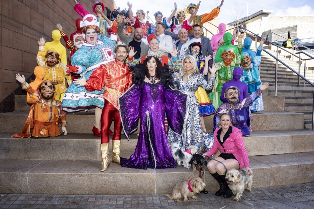 Cast of Snow White in Liverpool ONE - Credit David Munn Photography