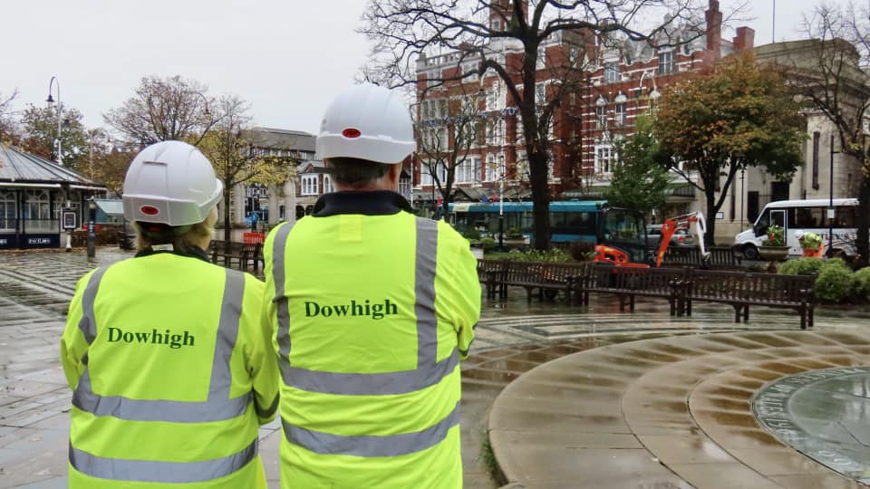 Work is taking place to improve the Town Hall Gardens in Southport. Photo by Andrew Brown Stand Up For Southport