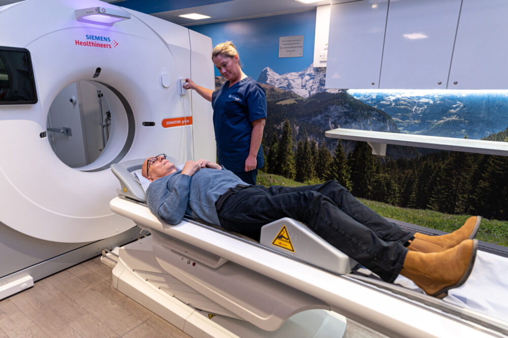 A lung health check scan. Credit: Clatterbridge