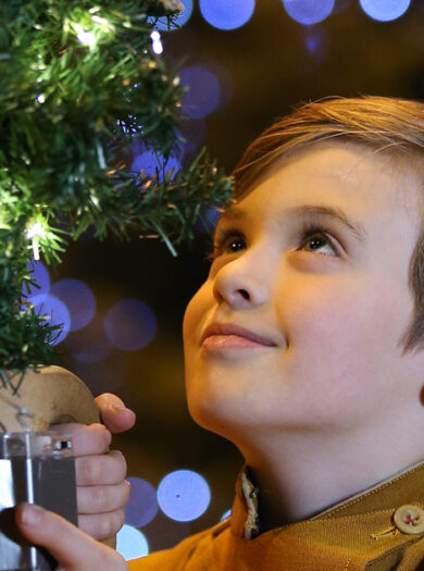 Lighting of the Tree. Credit: Liverpool Cathedral