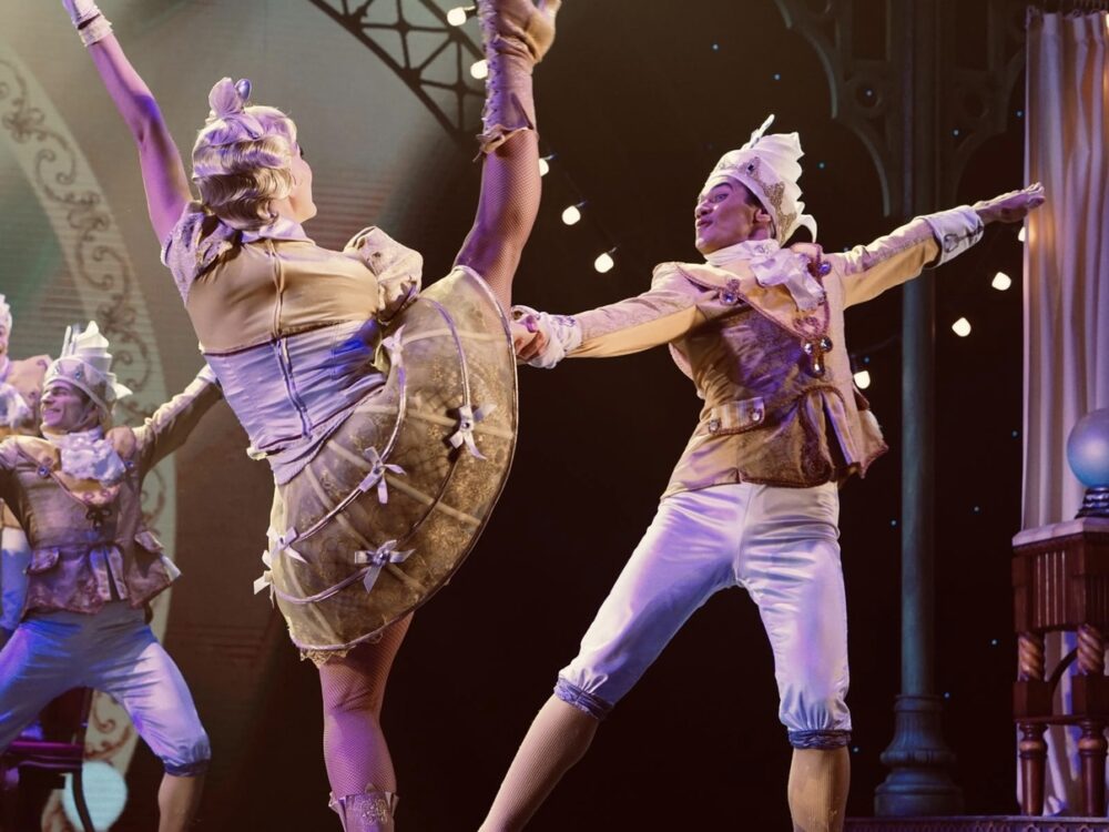 Nina performing in Disneyland Paris