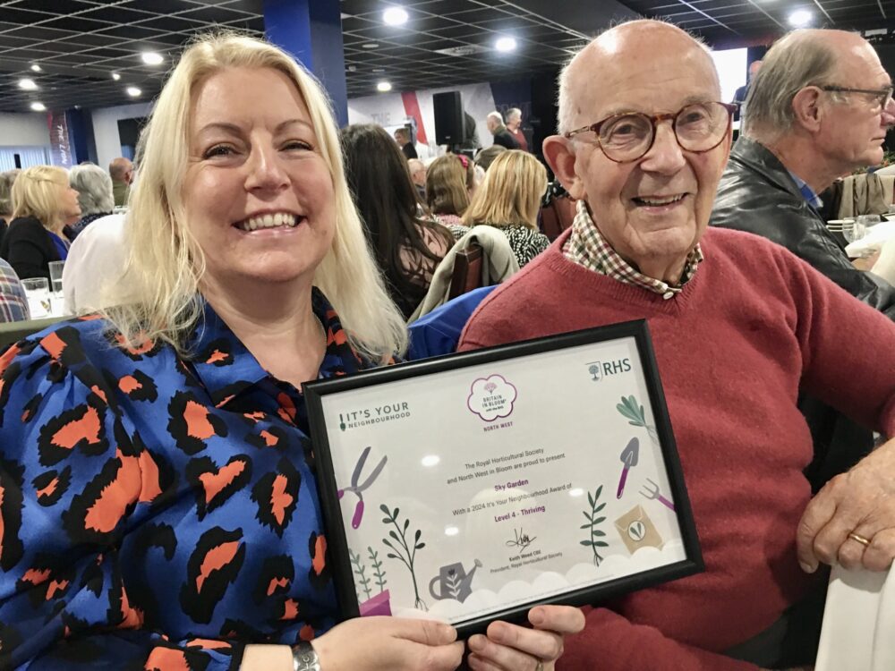 Warrington’s Sky Garden wins two prestigious awards