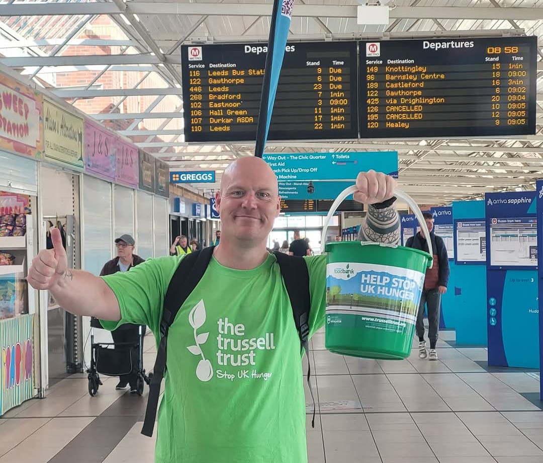 A former Liverpool bus driver is walking 5 bus routes in one day to support foodbanks