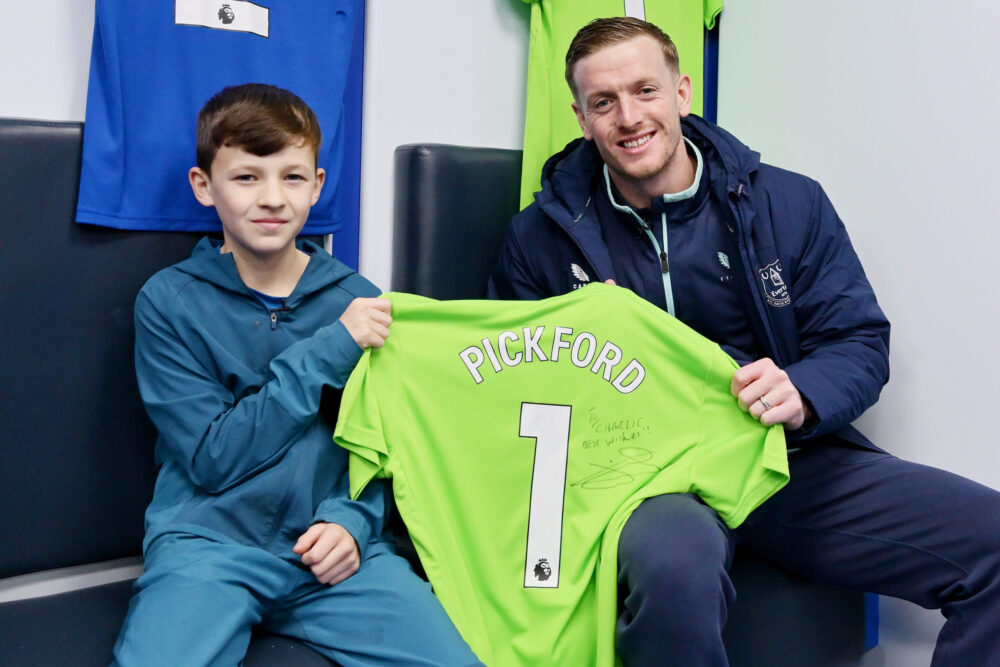 Jordan Pickford surprises Everton in the Community participant with a ‘day to remember’