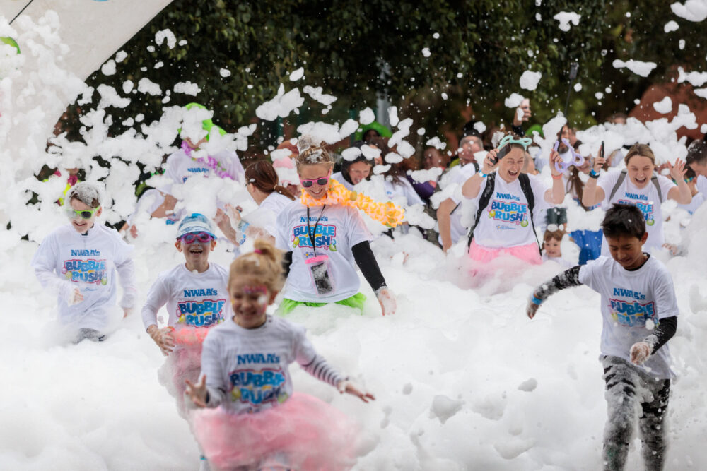 North West Air Ambulance Bubble rush