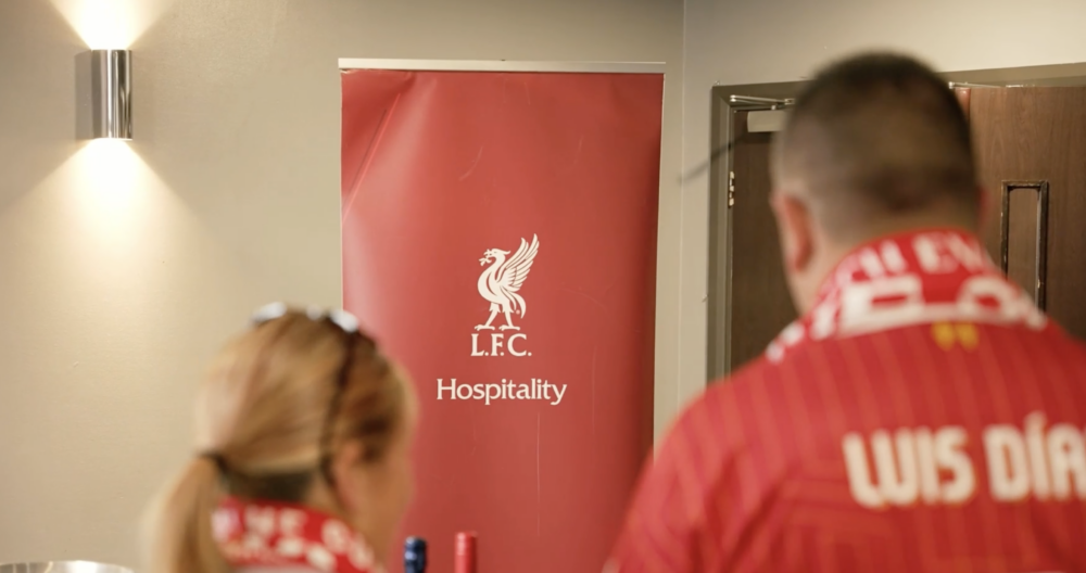 Matchday hospitality at Anfield