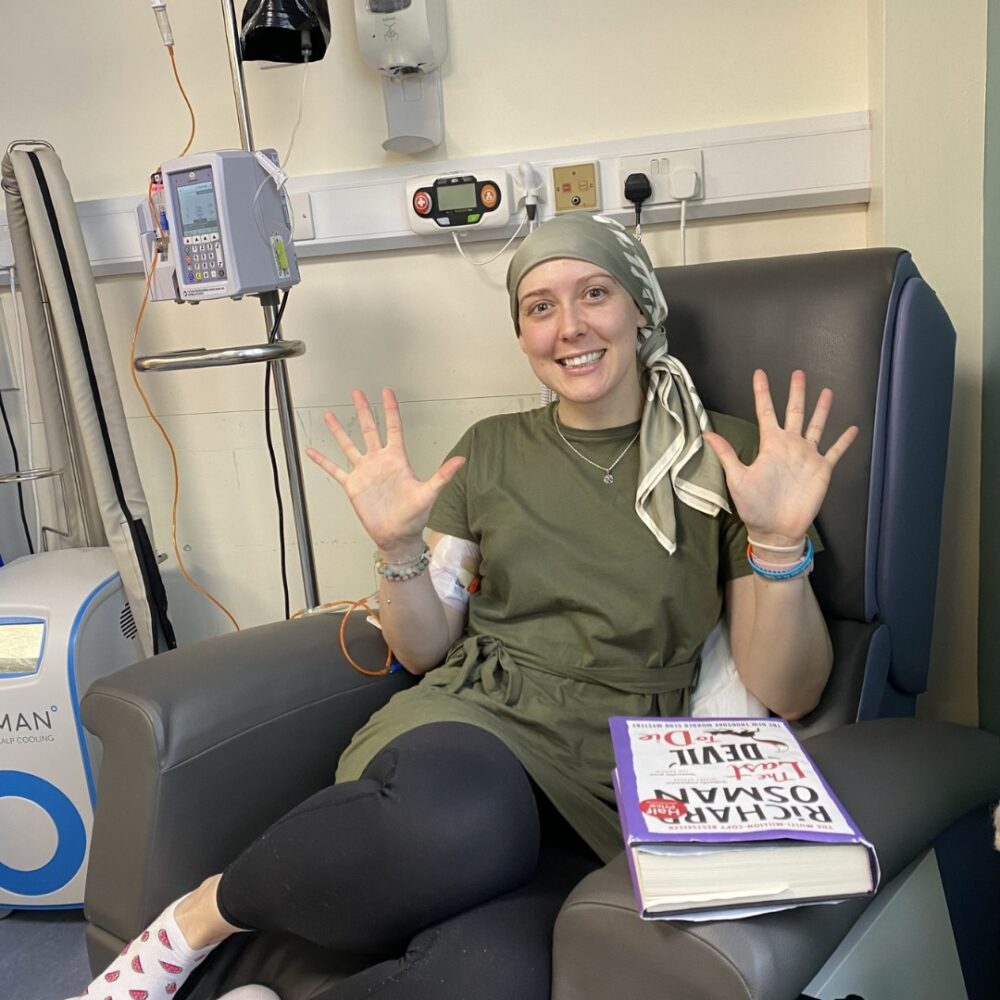 Vicky Green Clatterbridge Cancer Charity during treatment