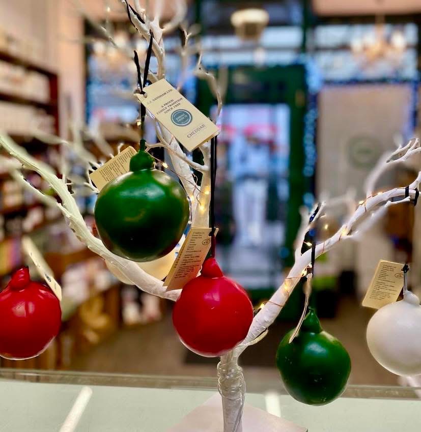 Cheese Baubles. Credit: Birkdale Cheese Company