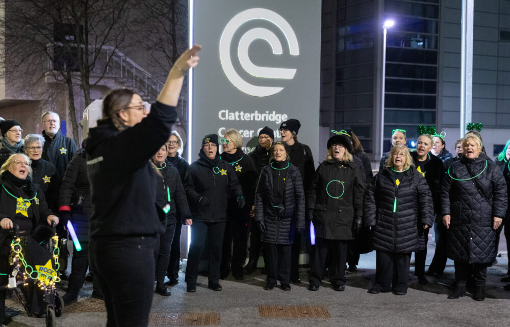 Clatterbridge Cancer Charity Glow Green Charity Walk through Liverpool. Credit: Gavin Trafford