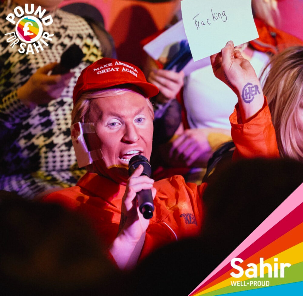 The Vivienne as Donald Trump in Sahir House Snatch Game. Credit: Sahir House