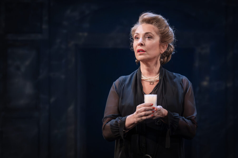 Tracy-Ann Oberman. The Merchant of Venice. Credit: Marc Brenner