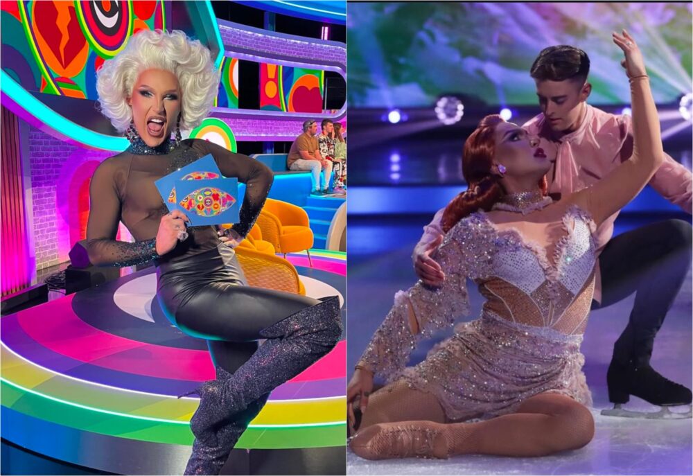 Credit: (L) The Vivienne. (R) Dancing on Ice / ITV