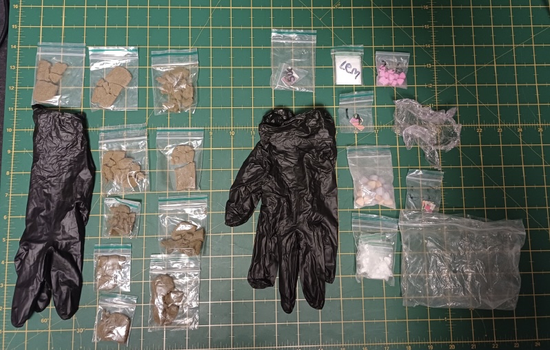 Drugs and Gloves. Credit: Merseyside Police