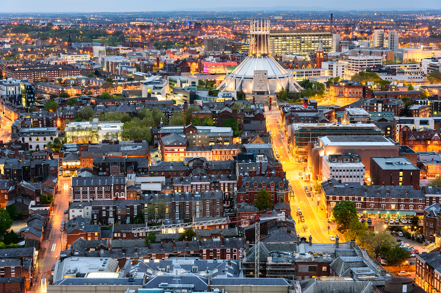 Hope Street. Image provided by Liverpool BID Company 