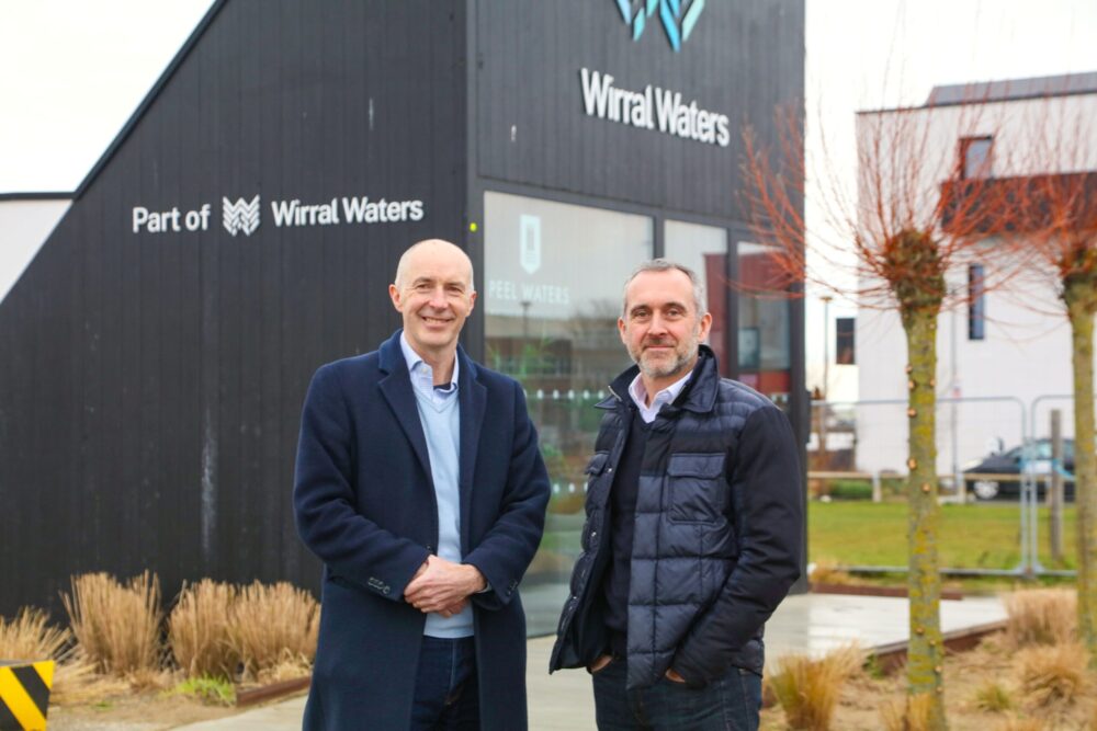 L-R Richard Mawdsley from Wirral Waters and Richard Dean from Qualis