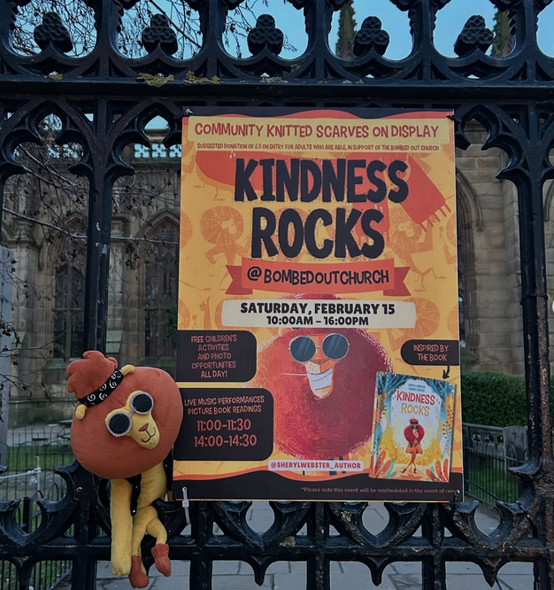 Kindness Rocks - Bombed Out Church -