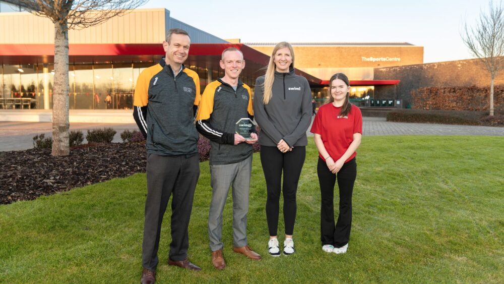 Swim award. Credit: Edge Hill University