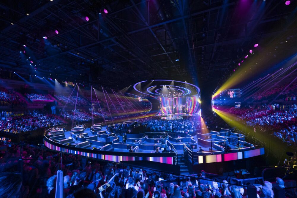 Eurovision 2023 at M&S Bank Arena. Image provided by LCRCA