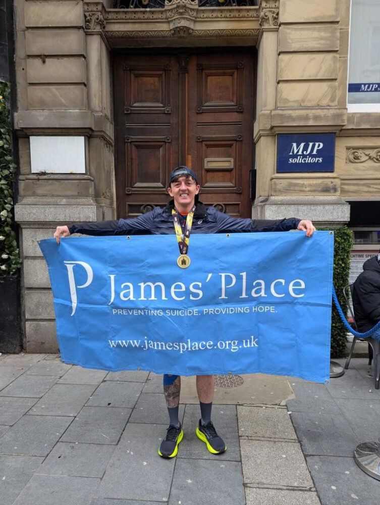 Walton man’s epic bike ride for city charity James’ Place which ‘saved my life’