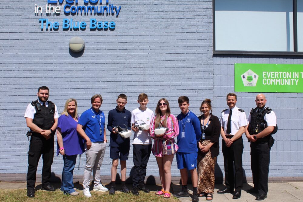 Everton in the Community and Merseyside Police launch groundbreaking VR knife crime initiative