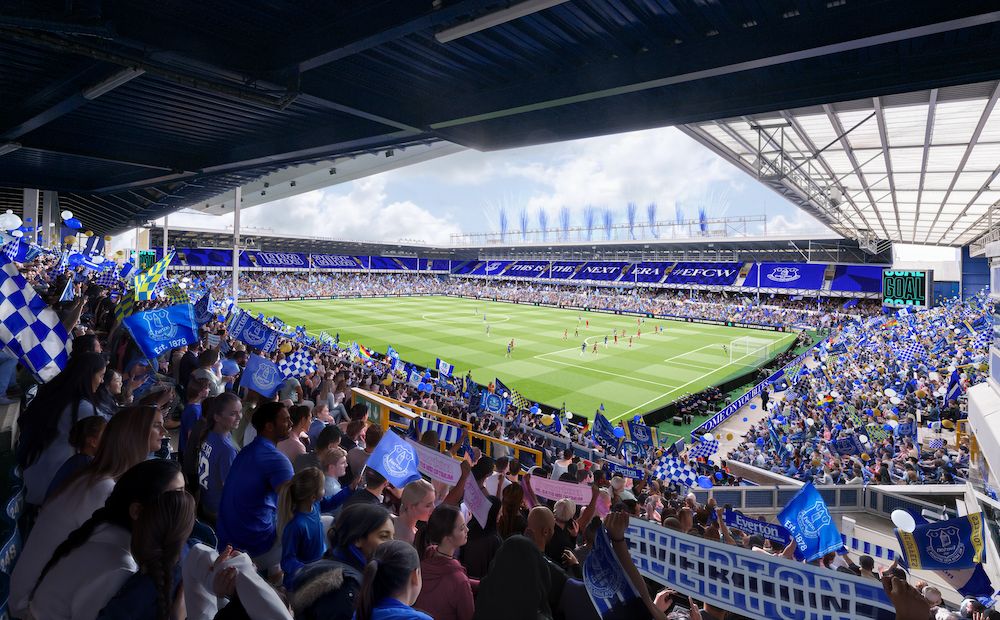 Everton unveils vision for Goodison Park on Everton Women’s matchday